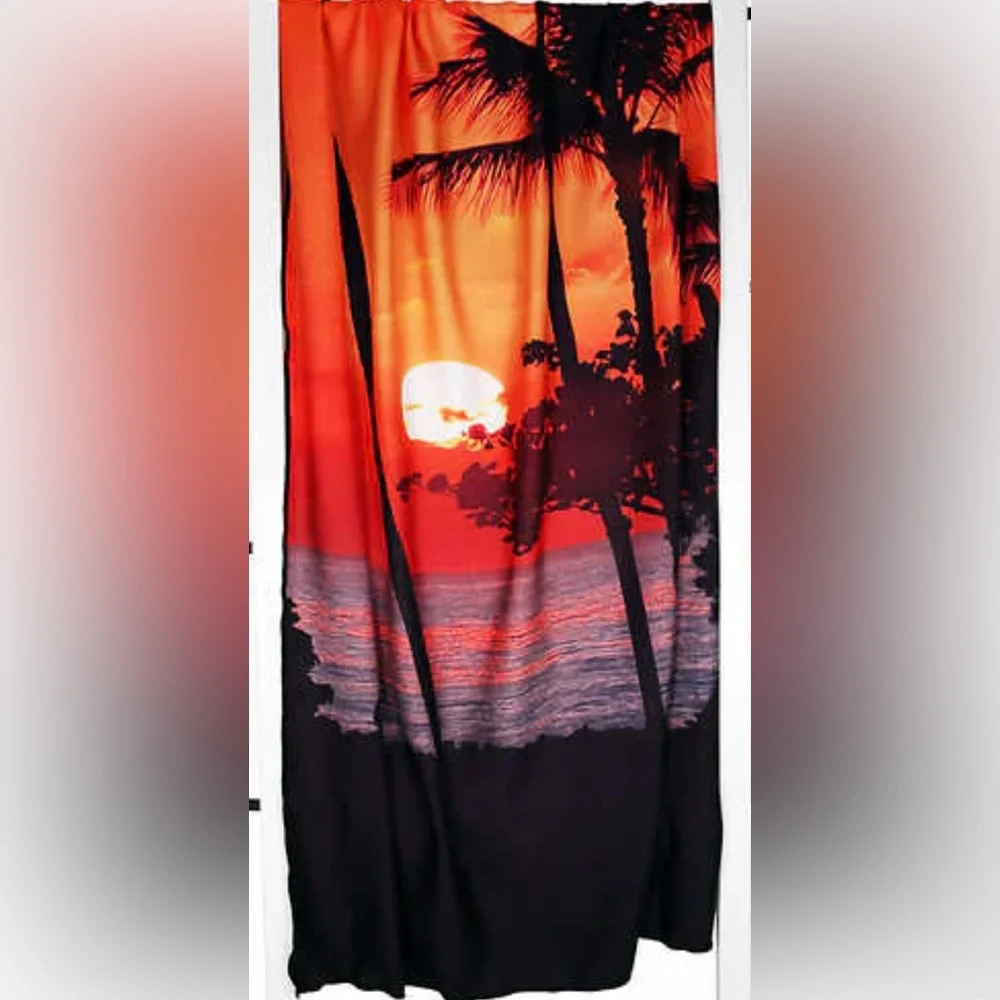 Reversible Sunset Towel      Perfect for Beach, Pool, Yoga, Travel or Camping